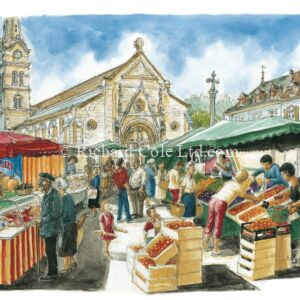 Market day St Geoire en Valdaine.