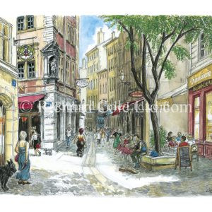La Rue Saint Jean, Vieux Lyon.
