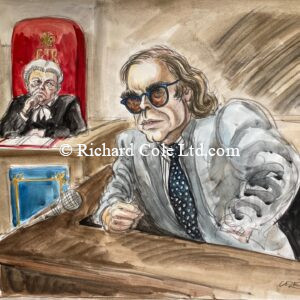 Elton John’s Trial, suing ex-manager Dick James.
