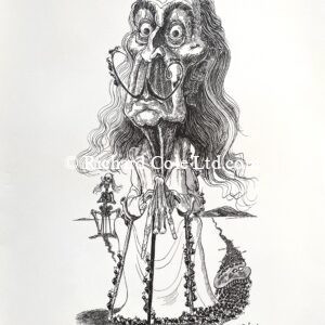 Salvador Dali, Signed limited edition print of 350.